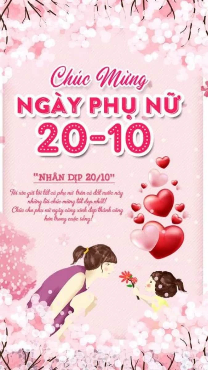 Poster 20/10 xinh