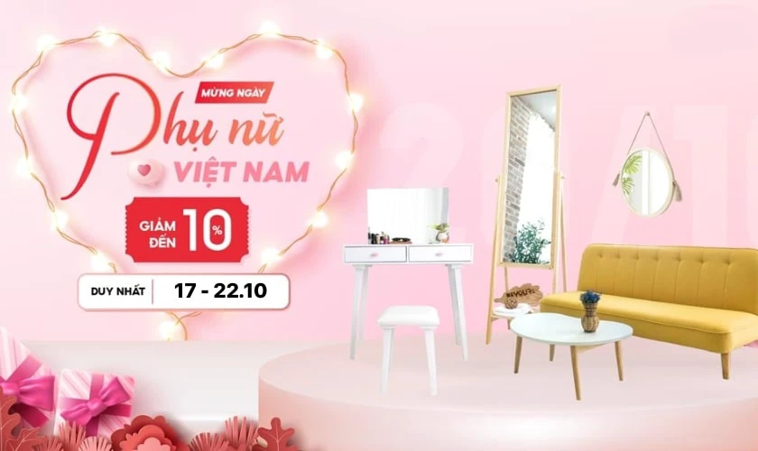 Poster sale 20/10 độc đáo mới