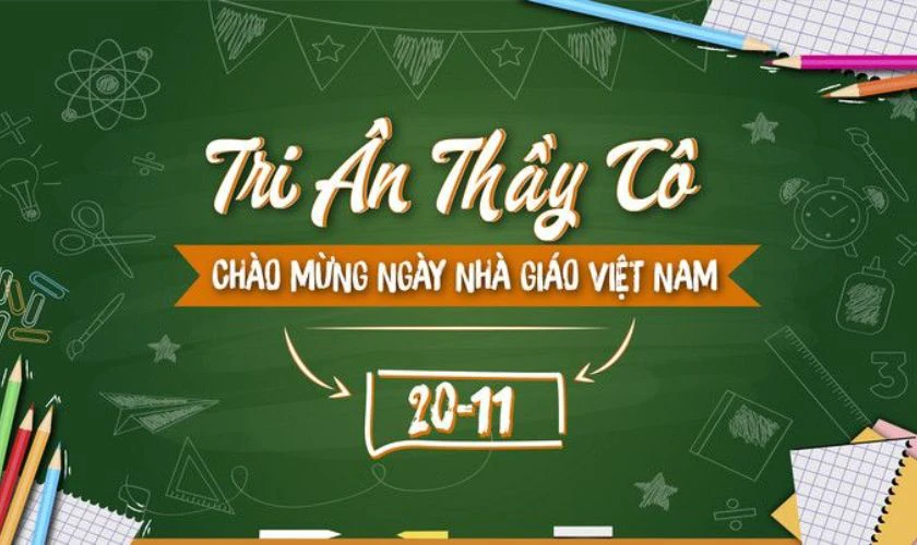 Poster 20/11 ngang đa dạng chủ đề