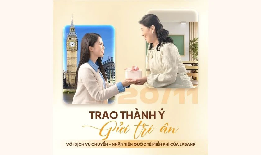 Poster chào 20/11 các thương hiệu