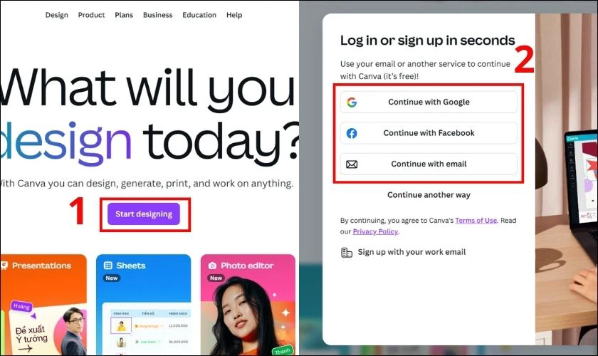 Cách thiết kế poster 20/11 Canva đơn giản 2025