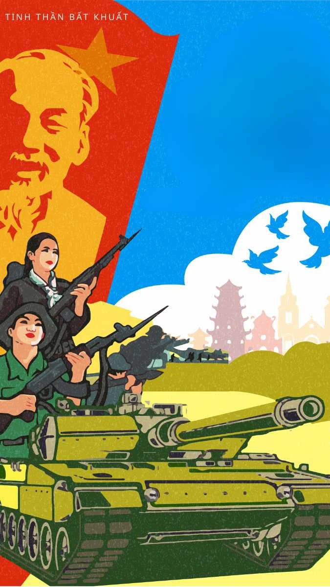 Poster 30/4 1/5 2025 đẹp, ý nghĩa, tự hào dân tộc nhất