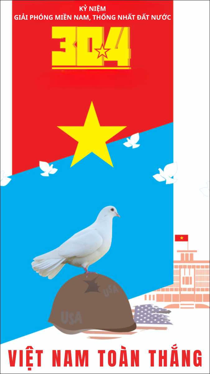 Poster nghỉ lễ 30/4 2025 Full HD, miễn phí đẹp