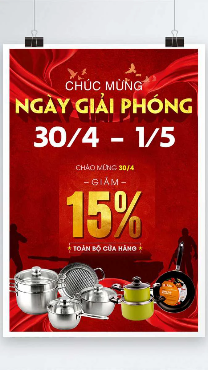 Áp phích sale lễ ấn tượng, độc đáo, đẹp nhất