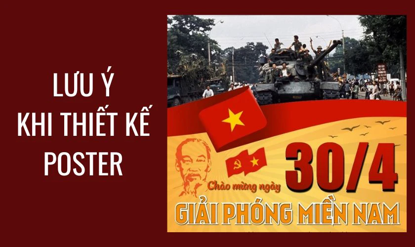 Lưu ý khi thiết kế và sử dụng Poster 30/4 1/5