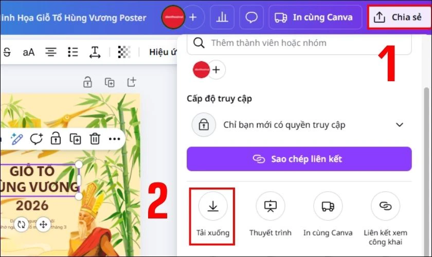 Thêm hình ảnh và hiệu ứng cuối cùng