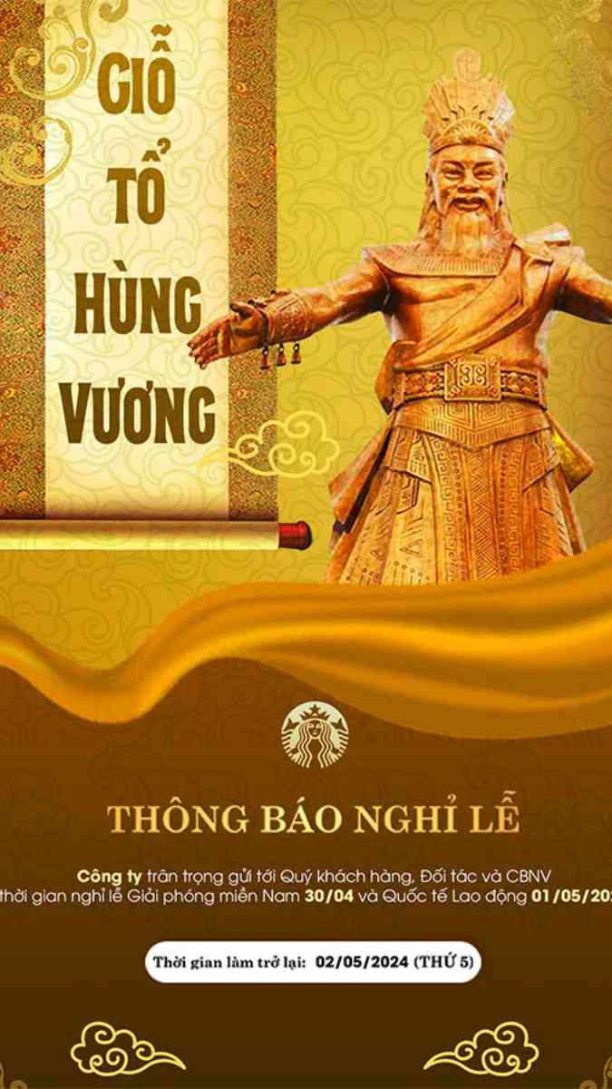 Poster Giỗ tổ 2026 đẹp mắt thu hút
