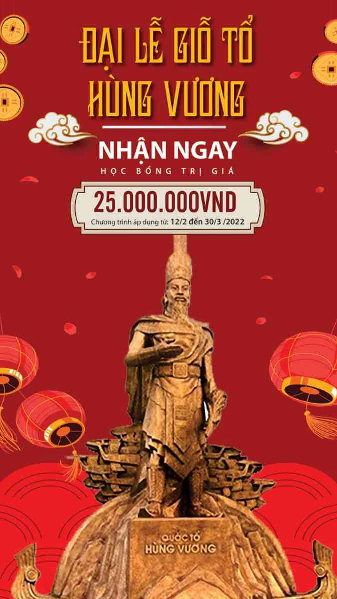 Poster Giỗ tổ 2026 miễn phí full HD