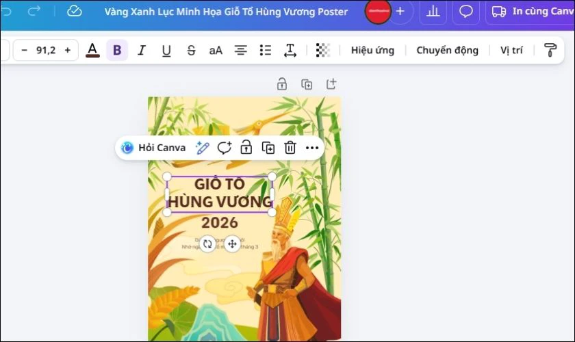 Chỉnh sửa văn bản và thêm thông tin cá nhân hóa