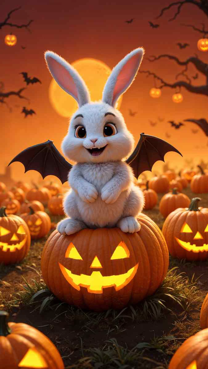 Poster Halloween lạ, cute