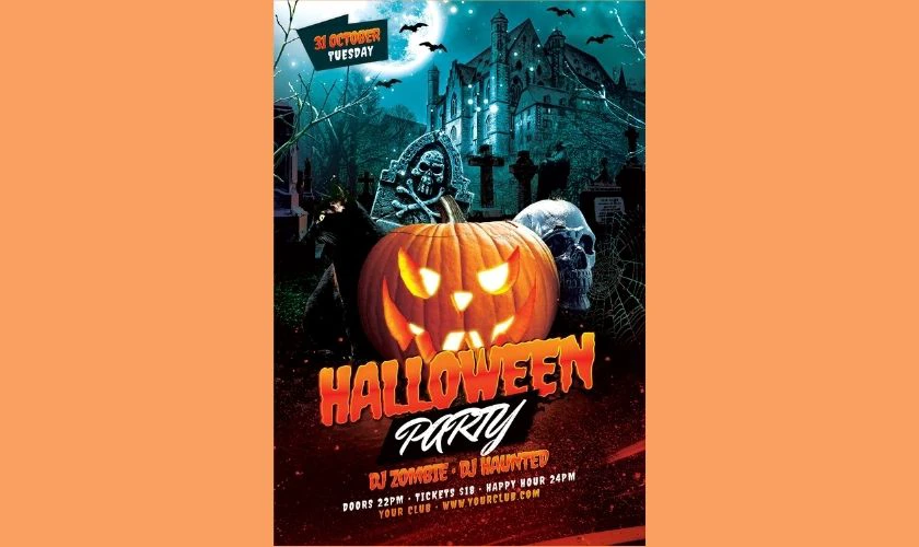 Poster Halloween ma ám