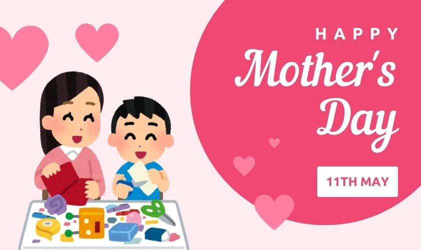 Thiết kế banner Ngày của Mẹ 2025 kèm lời chúc ý nghĩa