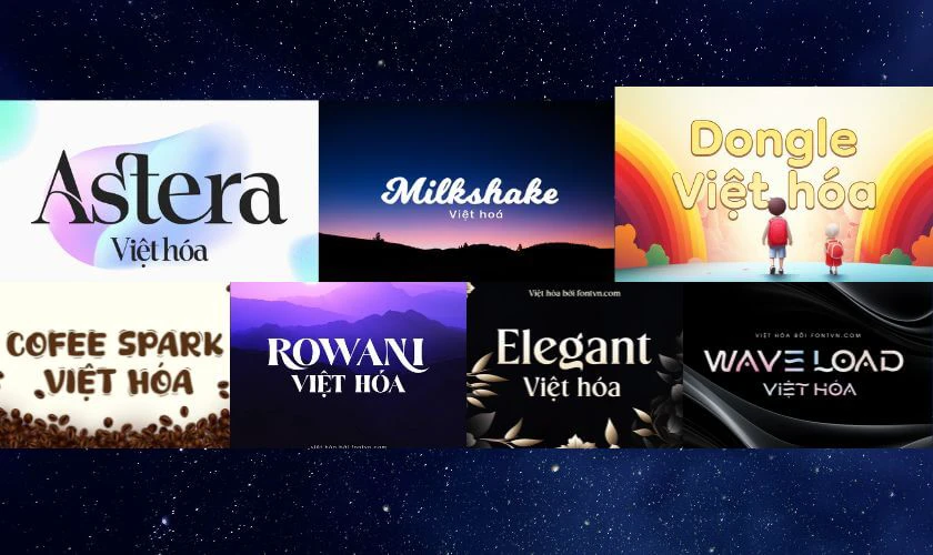 Gợi ý font chữ Ngày của Mẹ thiết kế poster đẹp
