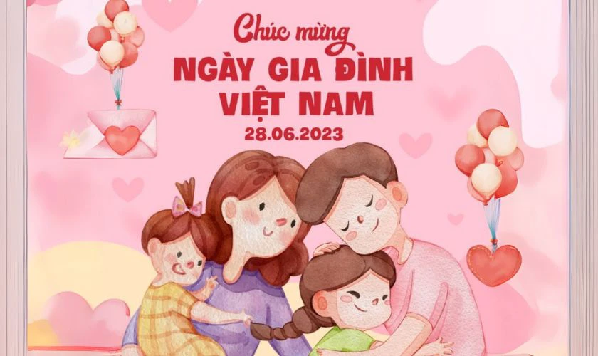 Banner Ngày Gia Đình Việt