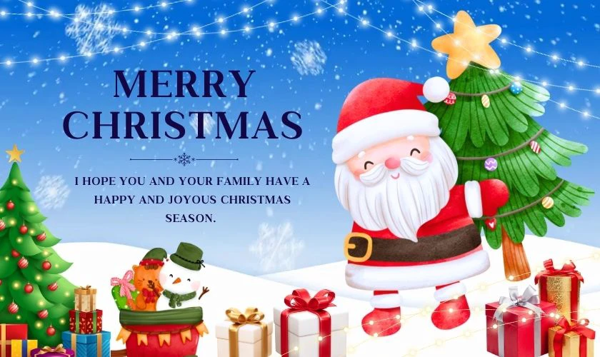 Poster Giáng sinh dễ thương, đáng yêu