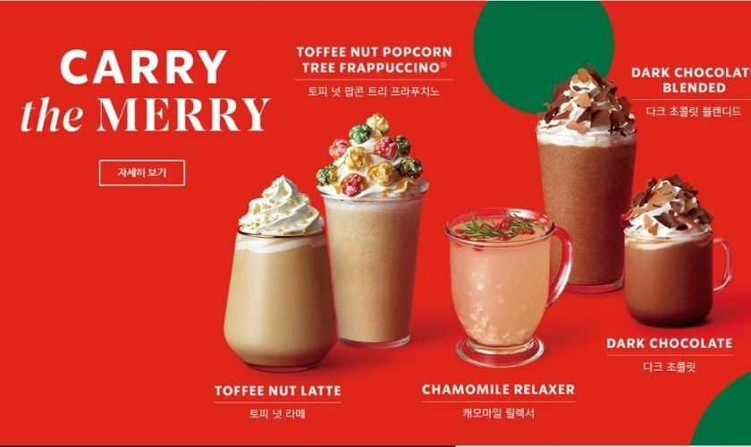 Poster Noel cho quán cafe