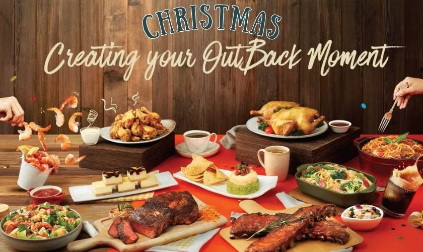 Poster Giáng sinh cho nhà hàng