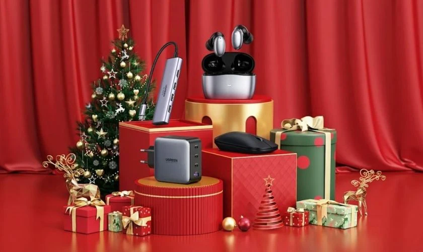 Poster sale Noel cho cửa hàng, thương hiệu