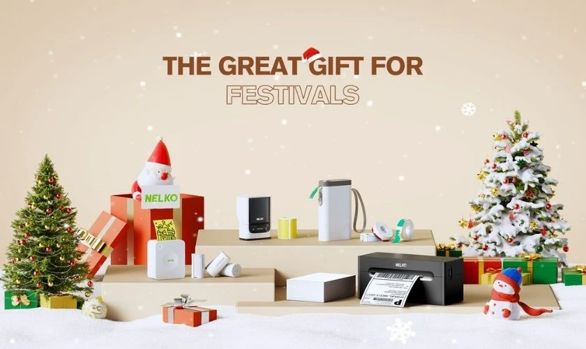 Poster sale Noel cho cửa hàng