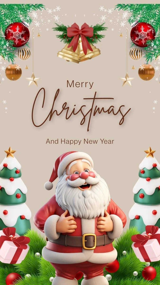 Poster Giáng sinh dạng dọc