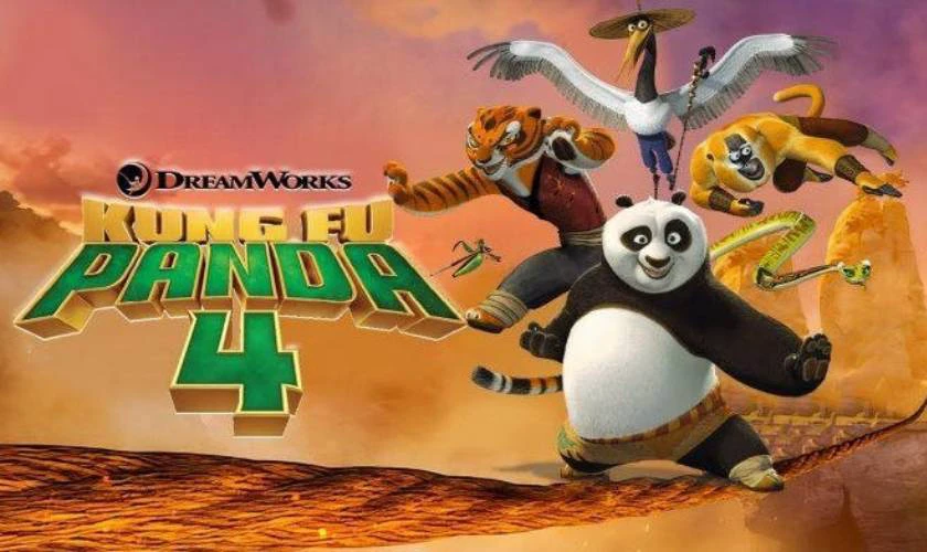 Poster phim Kungfu Panda 4