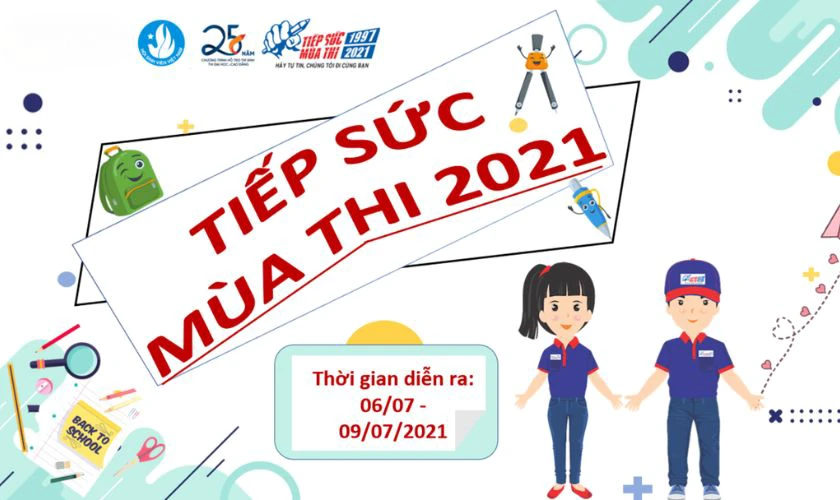 Poster tiếp sức mùa thi đẹp