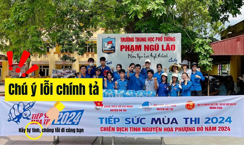 Kiểm tra lỗi chính tả kỹ lưỡng trước khi đem đi in