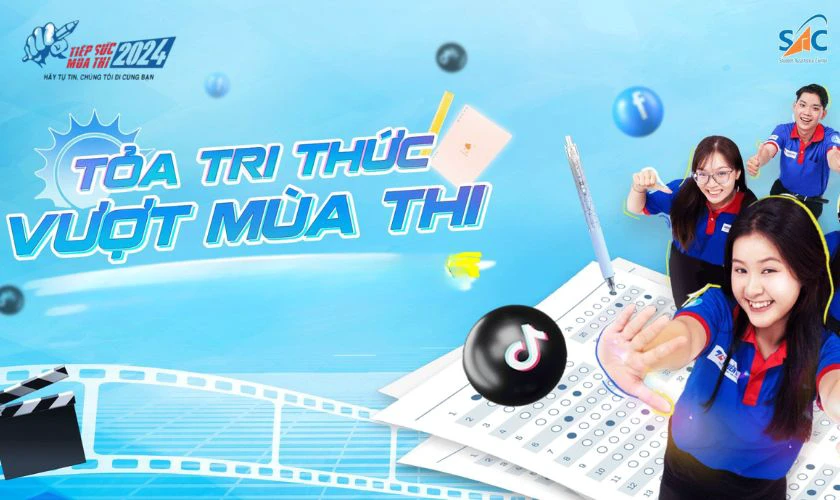 Poster tiếp sức mùa thi nhiệt huyết