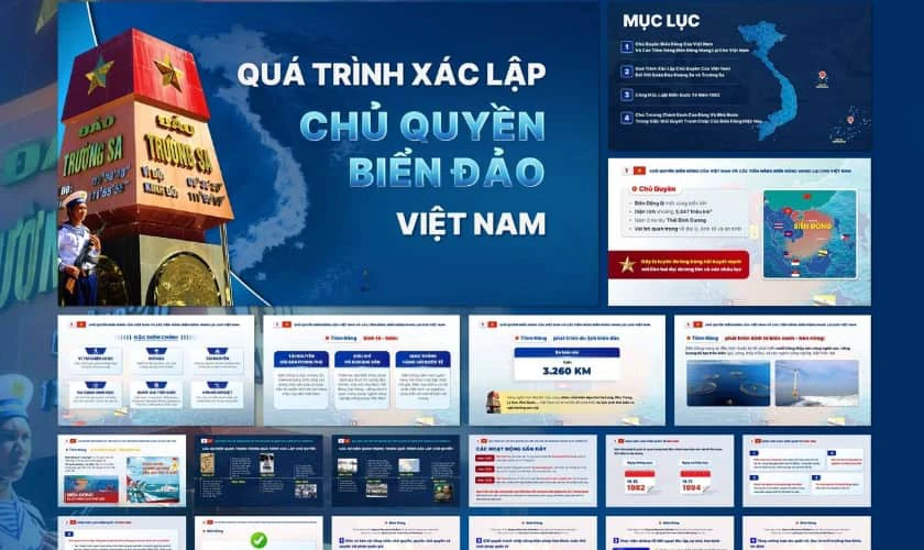 Slide chủ đề kỷ niệm lịch sử dân tộc Việt Nam
