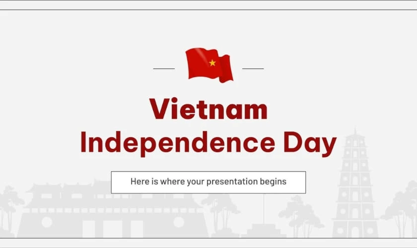 Hình nền trình chiếu kỷ niệm sự kiện lịch sử Việt Nam