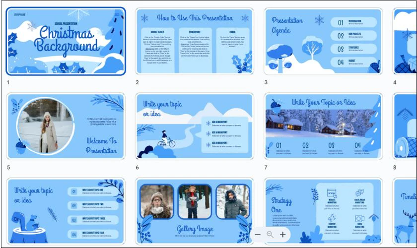 PowerPoint Giáng sinh đẹp, độc đáo