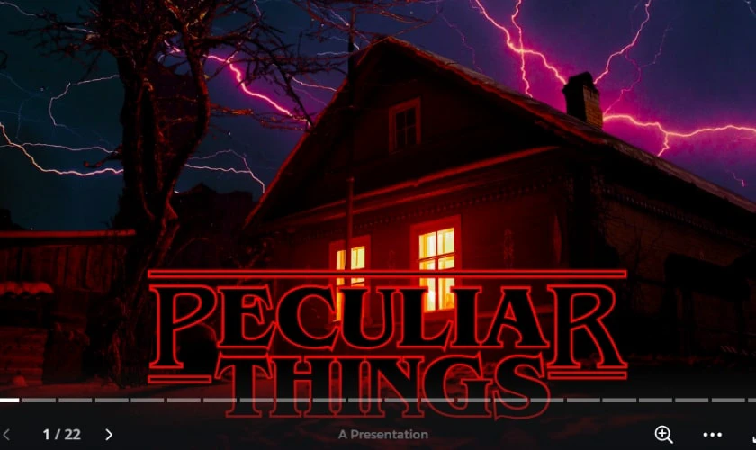 PowerPoint Halloween kinh dị rùng rợn