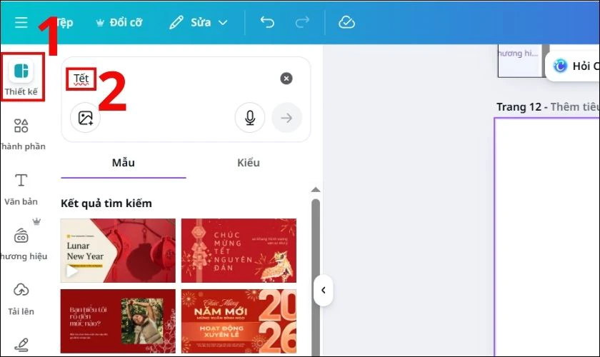 Cách làm PowerPoint Tết 2026 đơn giản bằng Canva
