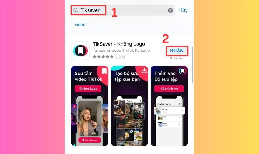 Sao chép liên kết của video TikTok vào khay nhớ tạm thời