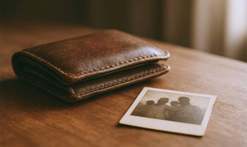 Ví da nam đơn giản nhưng đầy tinh tế