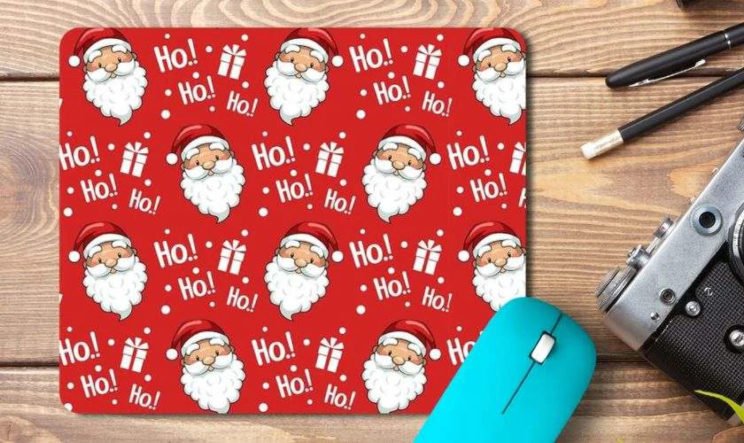 Đế lót chuột thiết kế Noel