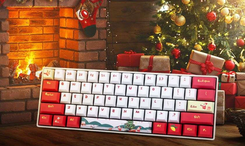 Bàn phím cơ phong cách Noel