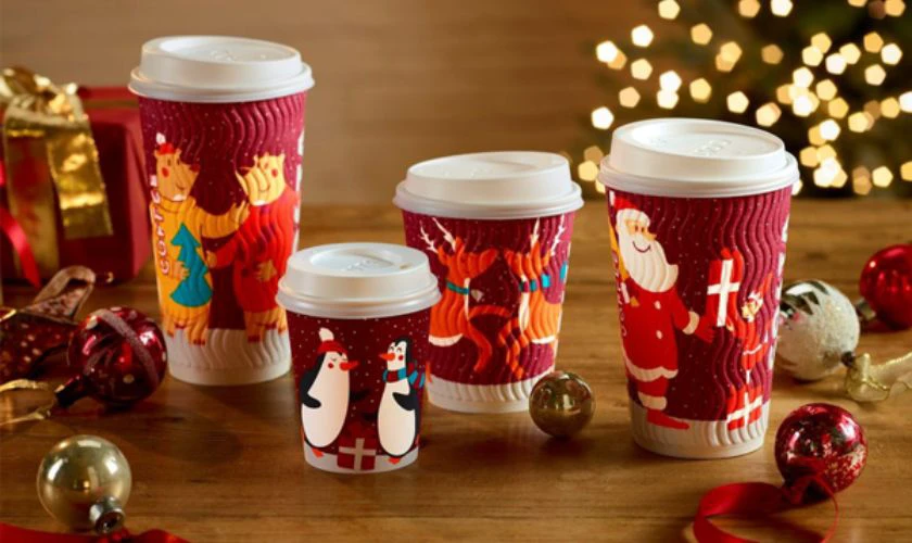 Cốc giấy hình ông già Noel