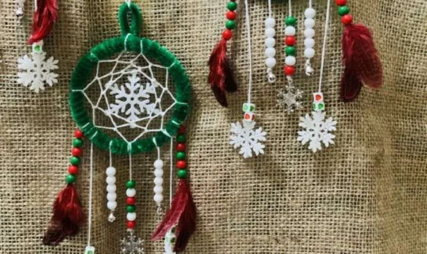 Dreamcatcher mini làm quà Noel cho bạn bè