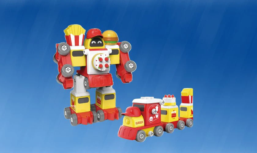 Bộ đồ chơi lắp ráp mô hình rô bốt