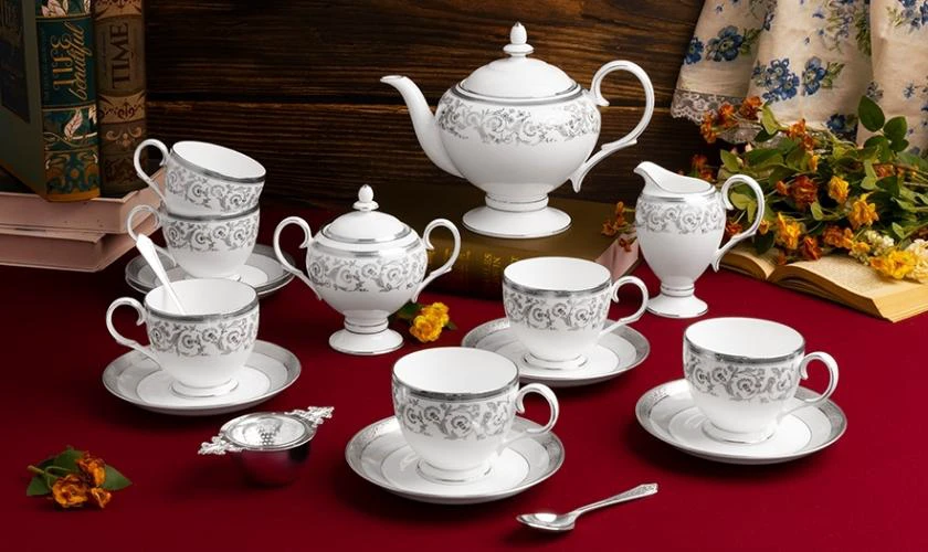 Bộ ấm chén sứ cao cấp