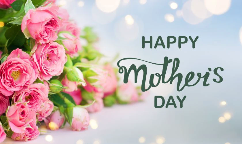 Một bó hoa tươi đơn giản là đủ khiến mẹ rưng rưng cảm động