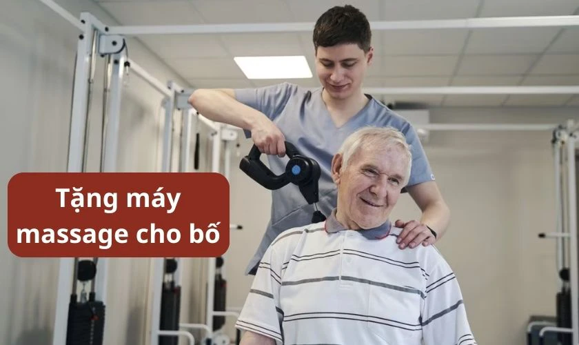 Quà tặng ngày Quốc tế Đàn ông cho bố - Máy massage