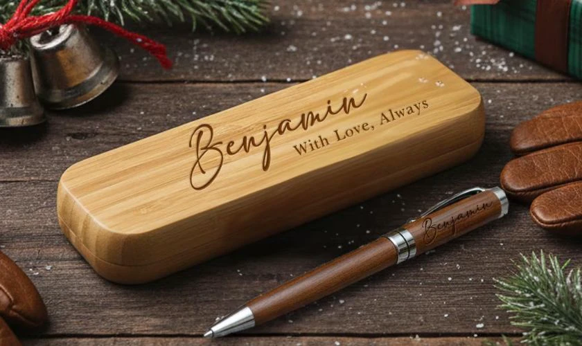 Hộp bút ký kim loại