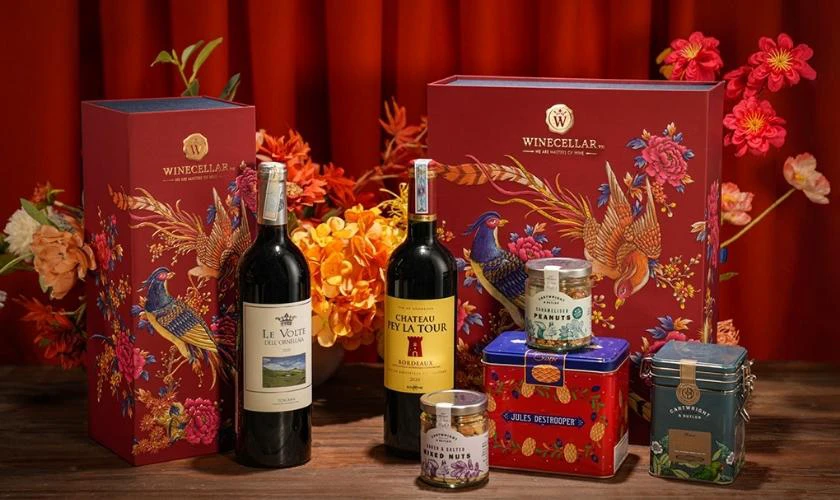 Tặng giỏ quà Tết đẹp