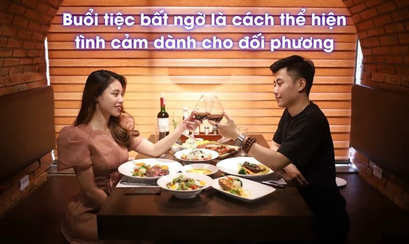 Một buổi tiệc bất ngờ cho người yêu vào dịp Tết