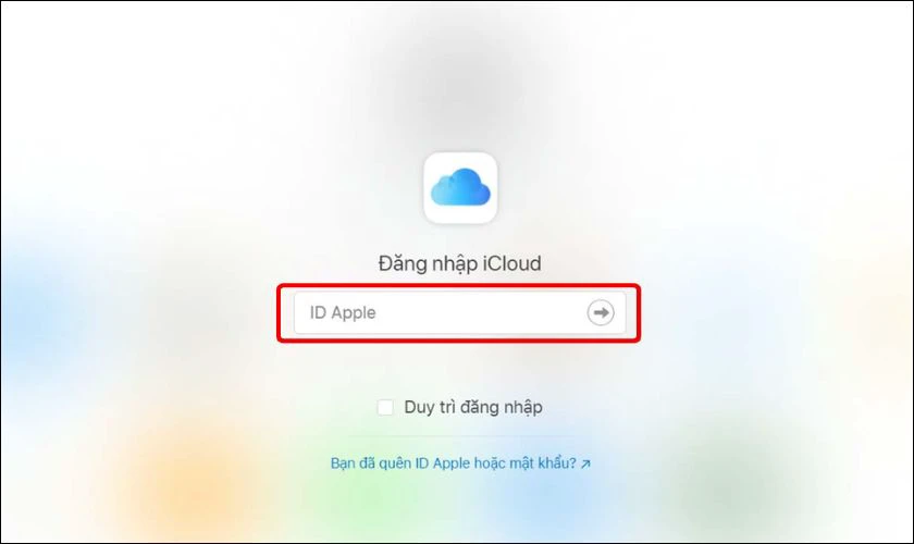 Sử dụng iCloud - Tính năng “Find My iPhone”