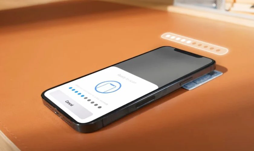 Để yên CCCD khi xác thực