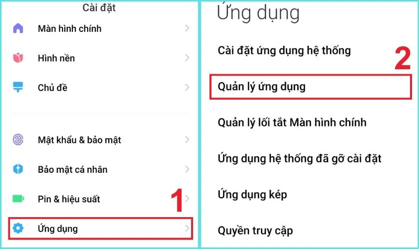 Xóa bộ nhớ ứng dụng Zalo khi bị lỗi không quét được mã QR