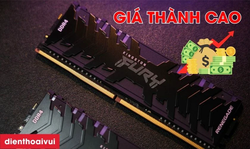 Nhược điểm RAM DDR4